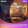image54PCS Mirror Disco Balls Set with 10m Fishing Line  Assorted Sizes Hanging Mini Silver Balls for Party Wedding Cake Toppers Room ampamp Classroom Decor8 in
