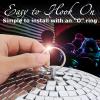 image54PCS Mirror Disco Balls Set with 10m Fishing Line  Assorted Sizes Hanging Mini Silver Balls for Party Wedding Cake Toppers Room ampamp Classroom Decor16 in