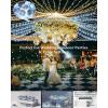 imageDisco Ball Light String  10 LED 984Foot Mirror Disco Ball String Lights Battery Powered for Party Wedding Christmas Holiday Classroom Decor Silver White 157 Inch157 Inch
