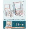 imageGlass Makeup Organizer  MultiFunctional 3in1 Cosmetic Organizer for Skincare Lipstick Brushes  Vanity Organizer ampamp Bathroom OrganizerGold
