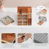 imageJewelry organizer boxTempered Glass 5Drawer jewelry boxes for women Large Jewelry Boxes ampamp Organizers With Velvet Necklaces Earring Organizer