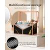 imageLipstick Organizer Holder  24 Spaces Tempered Glass Lip Gloss and Perfume OrganizerVanity Lipstick Holder and OrganizerBlack