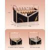 imageLipstick Organizer Holder  24 Spaces Tempered Glass Lip Gloss and Perfume OrganizerVanity Lipstick Holder and OrganizerBlack