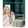 imageLipstick Organizer Holder  24 Spaces Tempered Glass Lip Gloss and Perfume OrganizerVanity Lipstick Holder and OrganizerGold