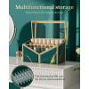 imageLipstick Organizer Holder  24 Spaces Tempered Glass Lip Gloss and Perfume OrganizerVanity Lipstick Holder and OrganizerGreen