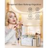 imageLipstick Organizer Holder  24 Spaces Tempered Glass Lip Gloss and Perfume OrganizerVanity Lipstick Holder and OrganizerWhite