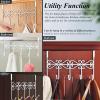 imageOver The Door HookOver Door Towel RackOver Door Coat RackDoor Hanger HookClothesBelt HatBehind Back of Bathroom Towel Hanger 5 HooksWhiteWhite