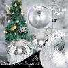imageYoudepot 16 Inch ampamp 12 Inch Disco Balls  Mirror Balls for Party Wedding Halloween ampamp Christmas
