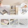 imageYoudepot Clear Acrylic Disposable Face Towel Holder with Drawers  Tempered Glass Jewelry Box Organizer for Women Vanity and Bathroom Storage