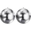 image54PCS Mirror Disco Balls Set with 10m Fishing Line  Assorted Sizes Hanging Mini Silver Balls for Party Wedding Cake Toppers Room ampamp Classroom Decor8 in