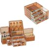 imageYoudepot Tempered Glass Makeup Organizer Countertop  MultiFunctional Cosmetic Display Case with Jewelry Organizer  Elegant Bathroom and Vanity Organizer